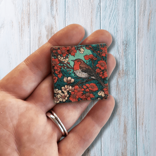 Robin Brooch 