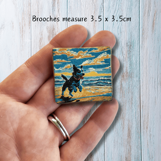 Dog Brooch
