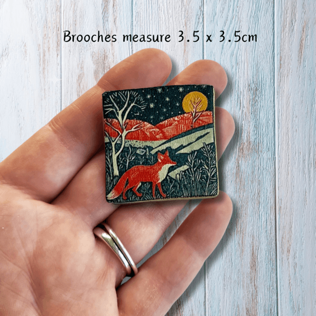 Fox Brooch 