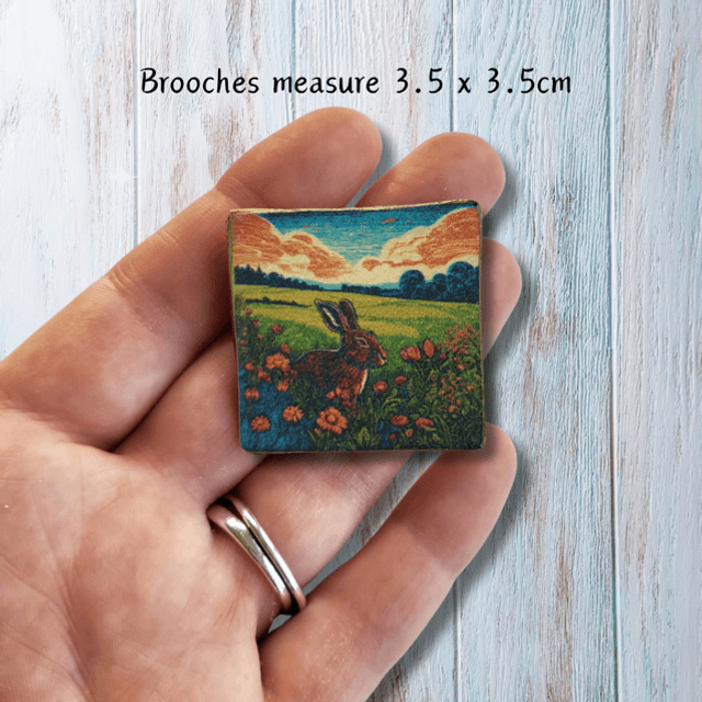 Hare Brooch 