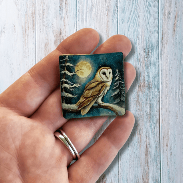 Owl Brooch 