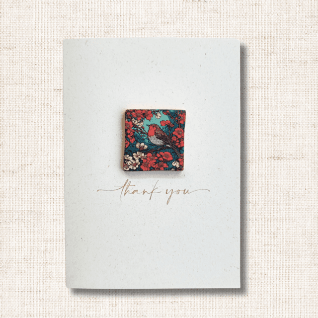 Robin Thank You Card